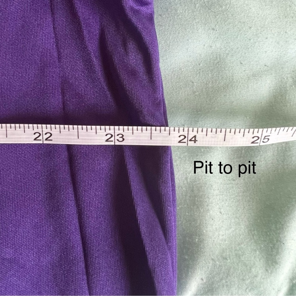 Team 365 Men’s Purple Zone Performance Quarter Zip Shirt - Picture 5 of 6